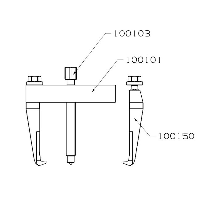 Extractor Forza 2 Patas 50X60